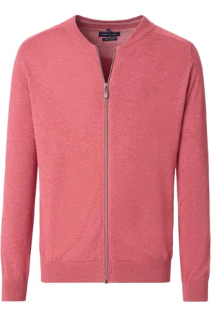 Casa Moda Pullover Zip Fresh Brick Pink size 3XL