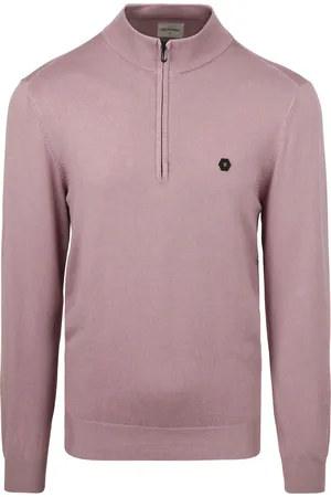No Excess Half Zip Pullover Mauve size L