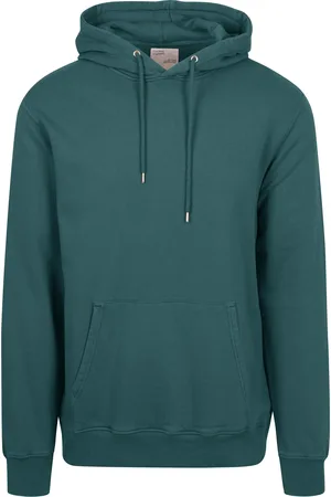 Colorful Standard Organic Hoodie Petrol Green size L