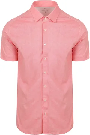 DESOTO Short Sleeve Jersey Shirt Coral Pink size 3XL