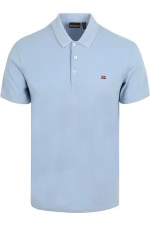 Napapijri Ealis Polo Shirt Chambray Blue size 3XL