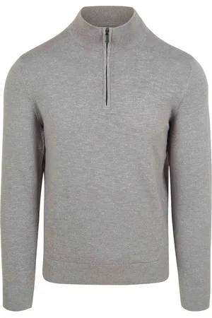 Suitable Slub Yarn Half Zip Pullover size 3XL