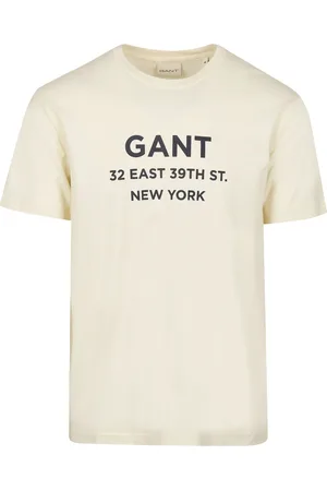 GANT T-shirt Graphic Logo Ecru size 3XL