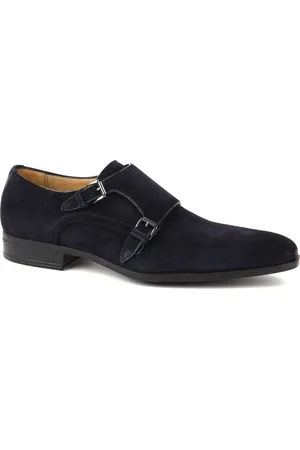 Giorgio Amalfi Shoe Monk Strap Navy Blue size 41