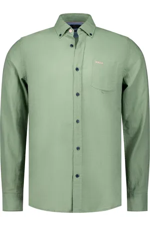 New Zealand Auckland NZA Shirt Clayton Linnen Blend Classic Army size 3XL