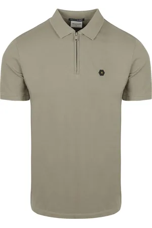 No Excess Half Zip Polo Shirt Piqué size 3XL