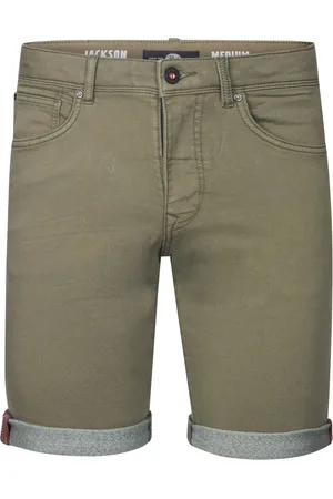 Petrol Industries Denim Short Jackson Olive Dark size 3XL