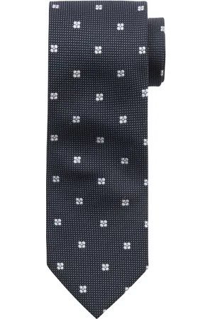 Suitable Tie Silk Flowers Navy Dark