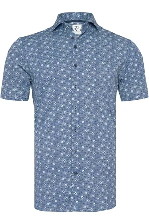 R2 Amsterdam R2 Shirt Short Sleeves Print Dark size 3XL