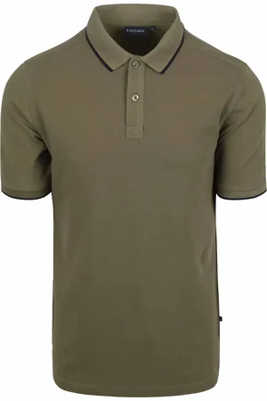 Suitable Respect Polo Shirt Tip Ferry Olive Dark size 3XL