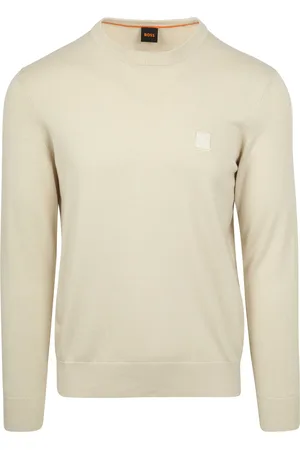 HUGO BOSS Pullover Kanovano Ecru Beige size L
