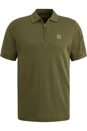 PME Legend™ Half-Zip Polo Shirt Interlock Olive Dark size 3XL