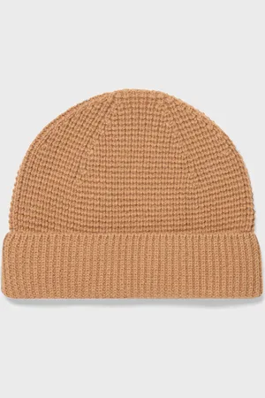 Sunspel Textured Waffle Hat in Sandstone
