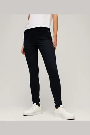 Superdry Organic Cotton High Rise Skinny Denim Jeans - Women's