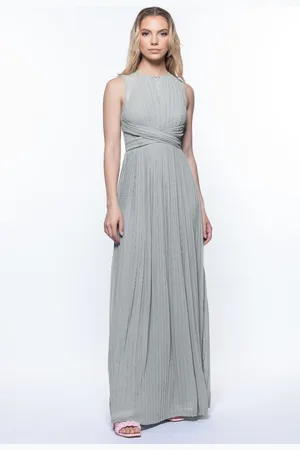 TFNC TFNC Avery Sage Maxi Dress
