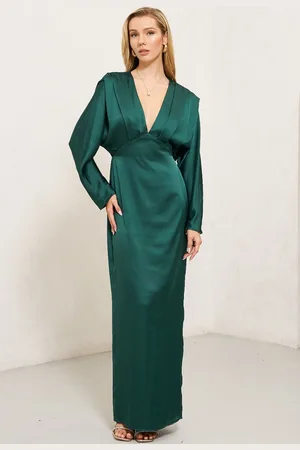 TFNC TFNC Kiriya Green Maxi Dress