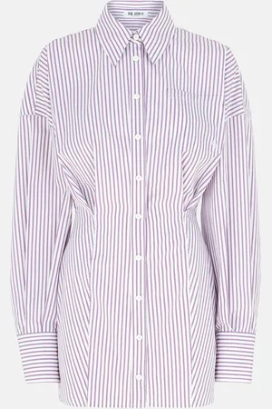 The Attico White and purple mini dress