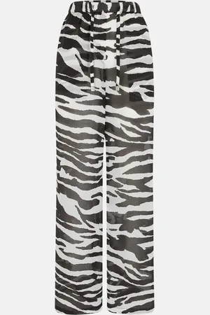 The Attico White and black long pant