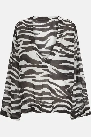 The Attico White and black blouse