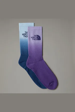 The North Face Everyday Dip-dye Crew Socks Purple Mint-peak Purple-mystic Haze-estate Blue Size M male