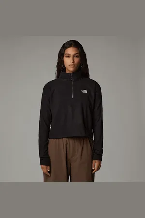 The North Face Women’s 100 Glacier Cropped 1/4 Zip Fleece Size L female