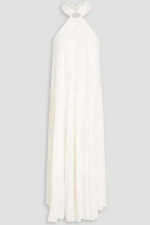 Halston Heritage Karsyn ring-embellished jersey midi dress - - US 10