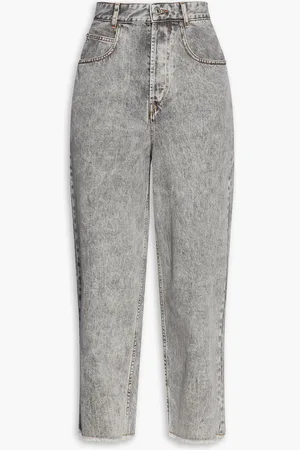 Marant Etoile Lalikasr cropped boyfriend jeans - - FR 38