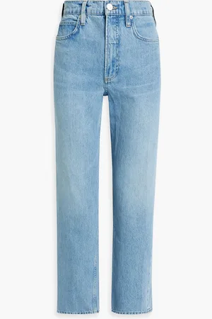 Frame Le High N Tight high-rise straight-leg jeans - Blue - 26