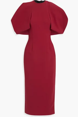 Roksanda Crepe midi dress - Red - UK 8