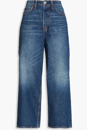 RAG&BONE Maya cropped high-rise wide-leg jeans - Blue - 23