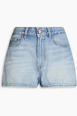 Ganni Faded denim shorts - Blue - 29