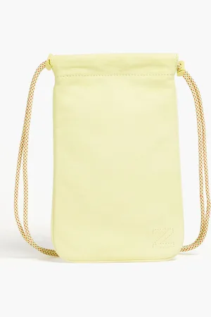 ZIMMERMANN Embroidered leather shoulder bag - Yellow - OneSize