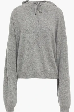 Loulou Studio Linosa mélange cashmere hoodie - - L