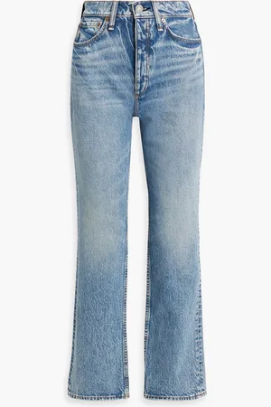 RAG&BONE Alex high-rise straight-leg jeans - Blue - 25