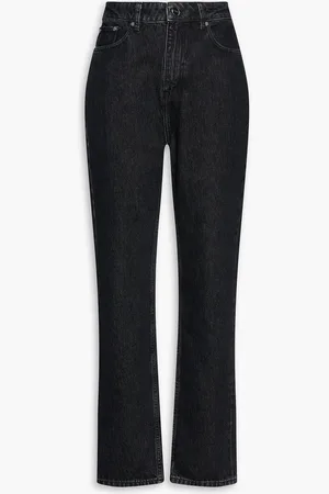 Ganni Organic high-rise straight-leg jeans - - 31W/ 34L