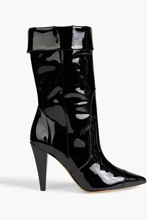 IRO Ully patent-leather ankle boots - - EU 36
