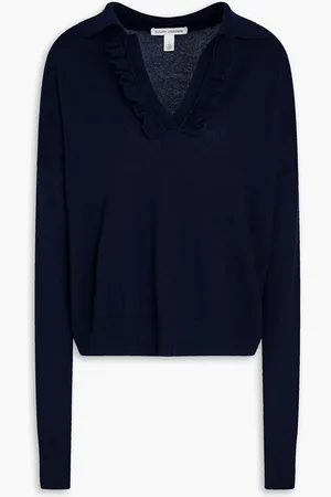 AUTUMN CASHMERE Jonny cashmere sweater - Blue - L