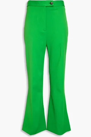 Victoria Beckham Stretch-twill flared pants - - UK 8