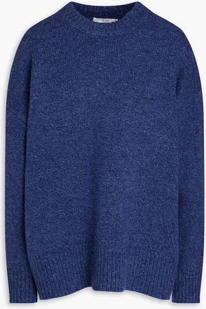 CO Wool and cashmere-blend sweater - Blue - XXS
