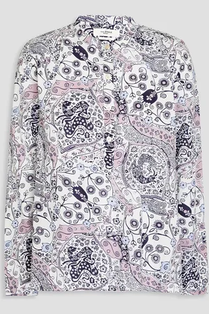 Marant Etoile Maria printed cotton-mousseline blouse - Purple - FR 34