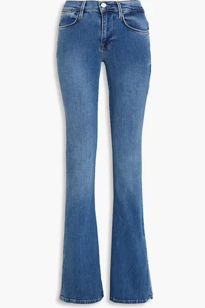 Frame Le High Flare high-rise flared jeans - Blue - 31