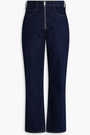 Frame Le High N Tight high-rise straight-leg jeans - Blue - 24