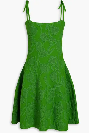 Oscar de la Renta Jacquard-knit mini dress - - XL