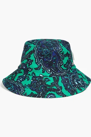 ZIMMERMANN Printed linen bucket hat - - ONESIZE