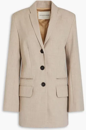 By Malene Birger Porter crepe blazer - Neutral - DE 38