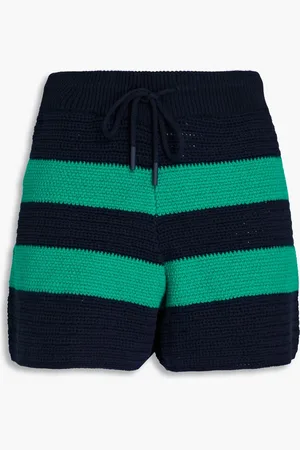 ZIMMERMANN Striped cotton shorts - Blue - 0