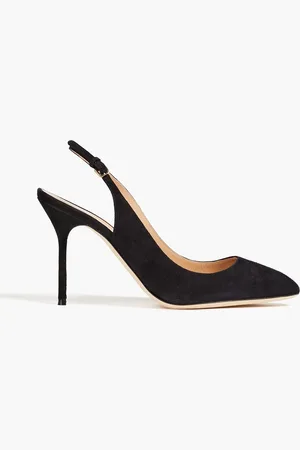 Sergio Rossi Chichi suede slingback pumps - - EU 36