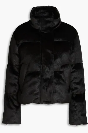 Stand Studio Tatum quilted faux fur jacket - - FR 42