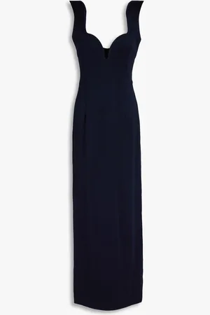 GALVAN Knitted maxi dress - Blue - FR 34