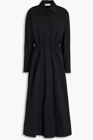 Tory Burch Elenor cotton-poplin midi shirt dress - - US 6